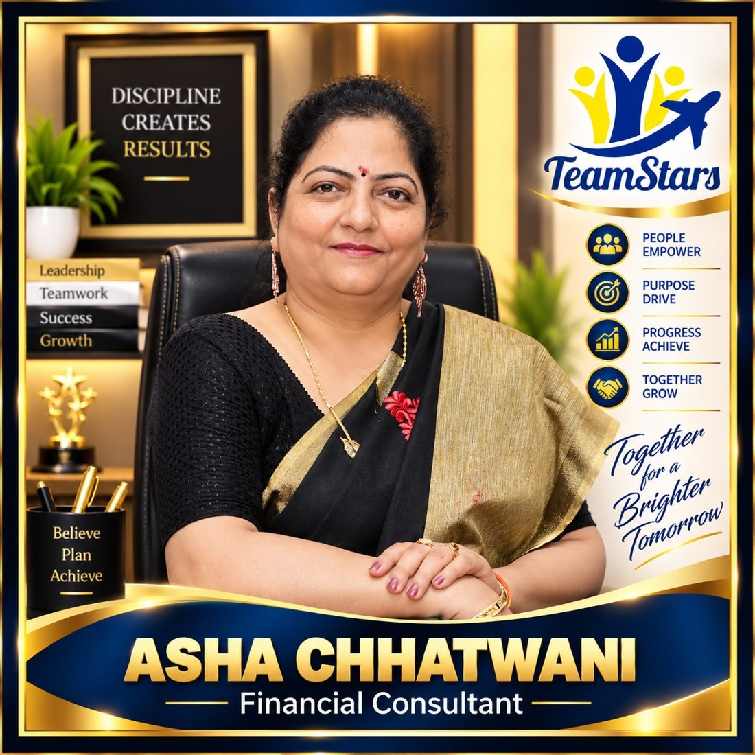 Asha Chhatwani — TeamStars Bima Sakhi member
