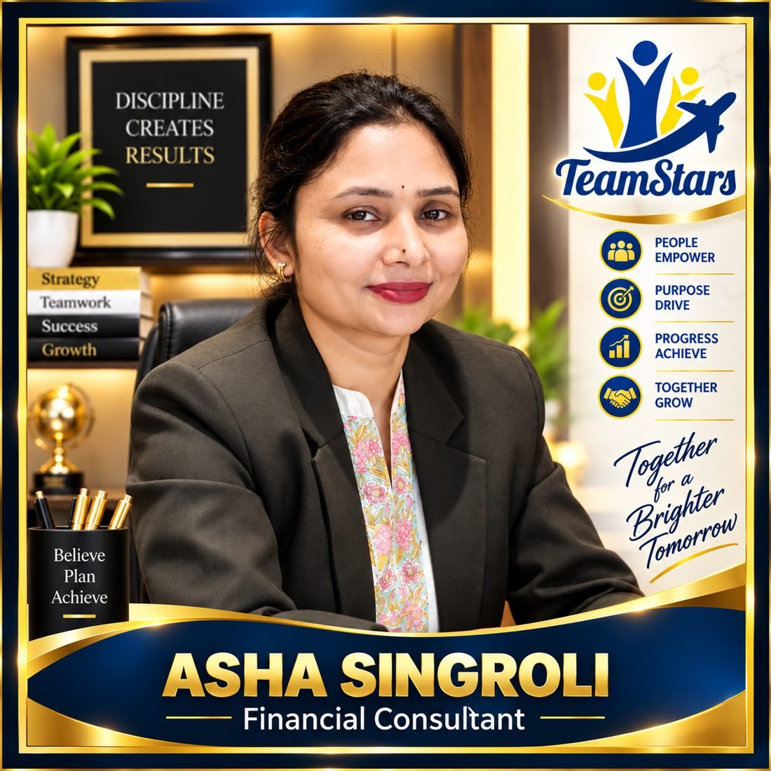 Asha Singroli — TeamStars Bima Sakhi member