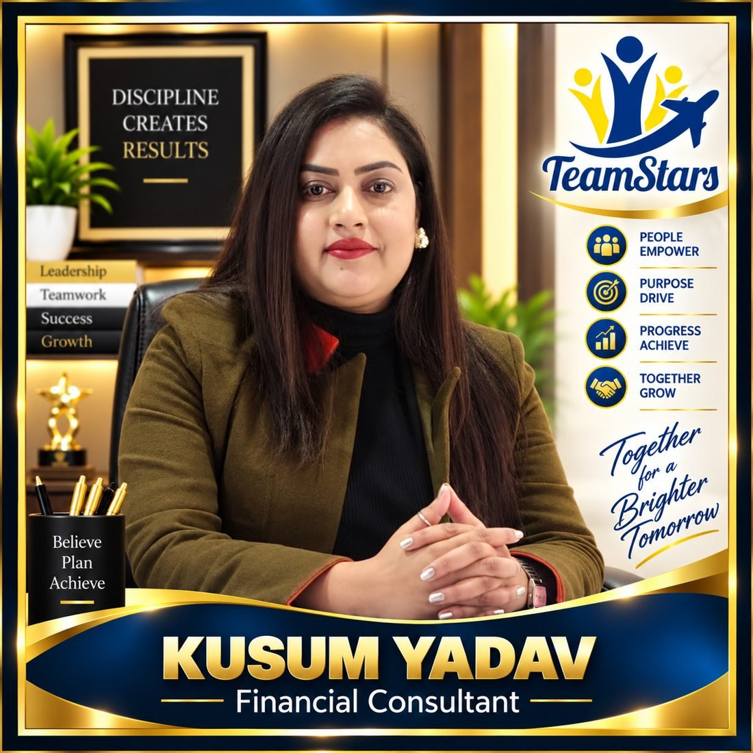 Kusum Yadav — TeamStars Bima Sakhi member